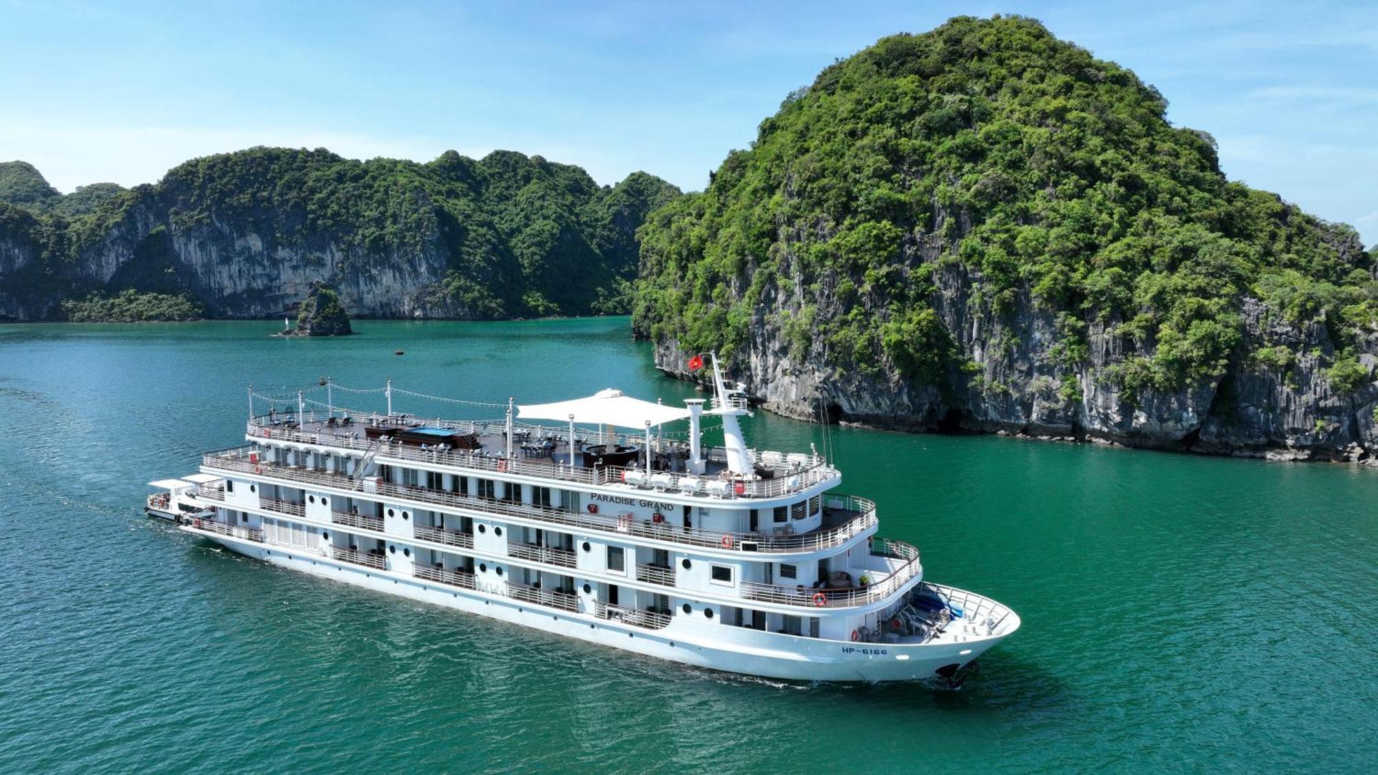 Paradise Grand Cruise - Lan Ha Bay 下龍 外观 照片