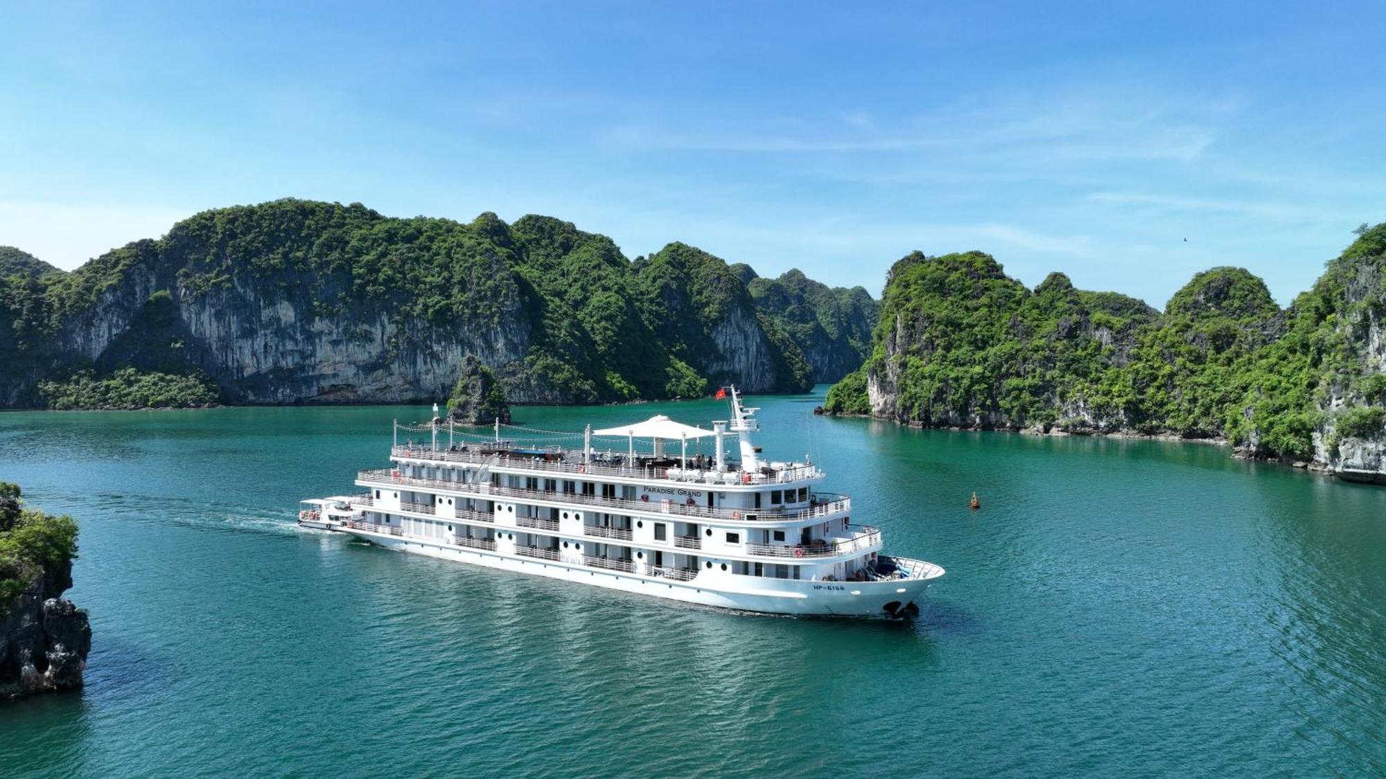Paradise Grand Cruise - Lan Ha Bay 下龍 外观 照片
