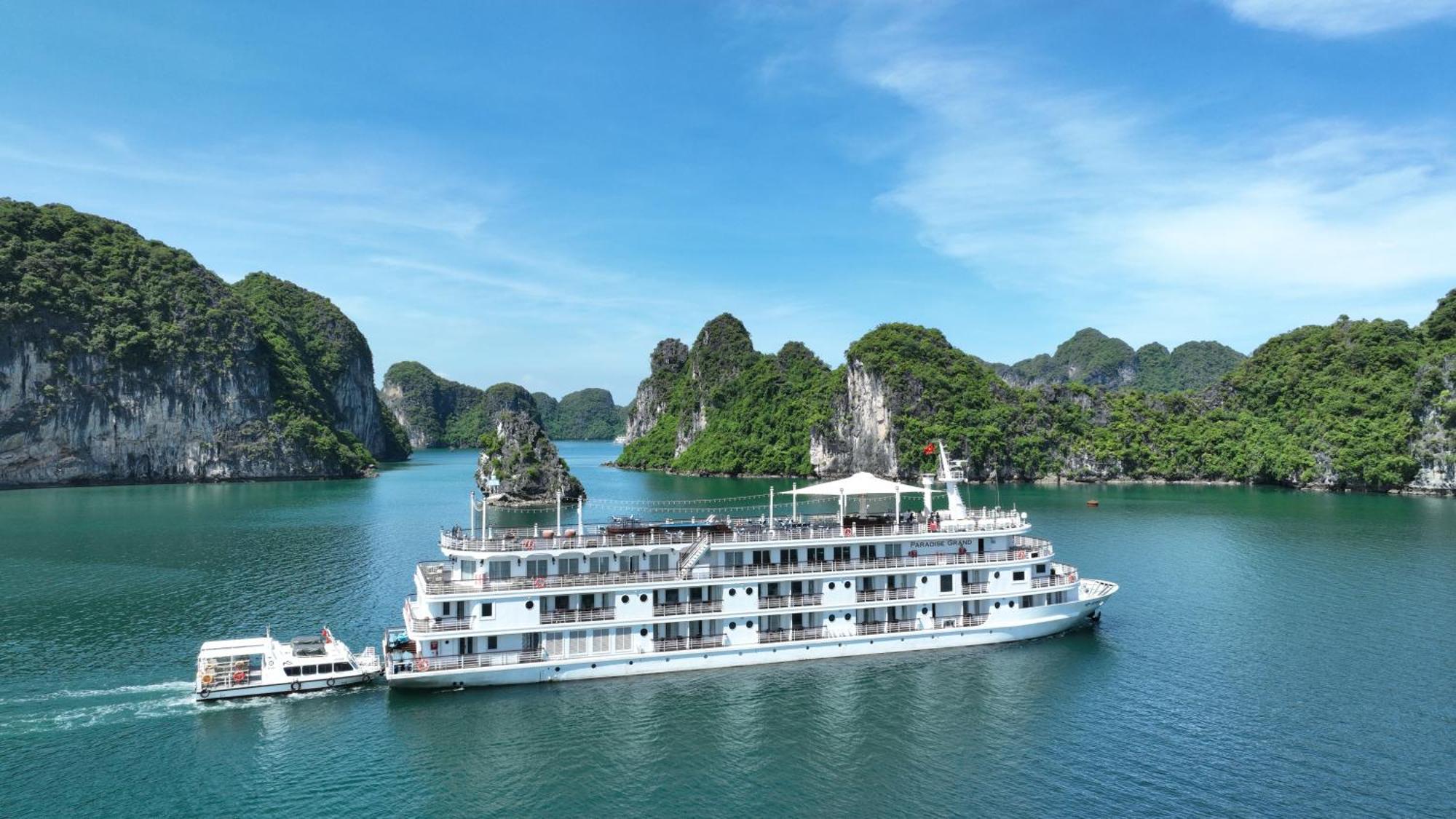 Paradise Grand Cruise - Lan Ha Bay 下龍 外观 照片