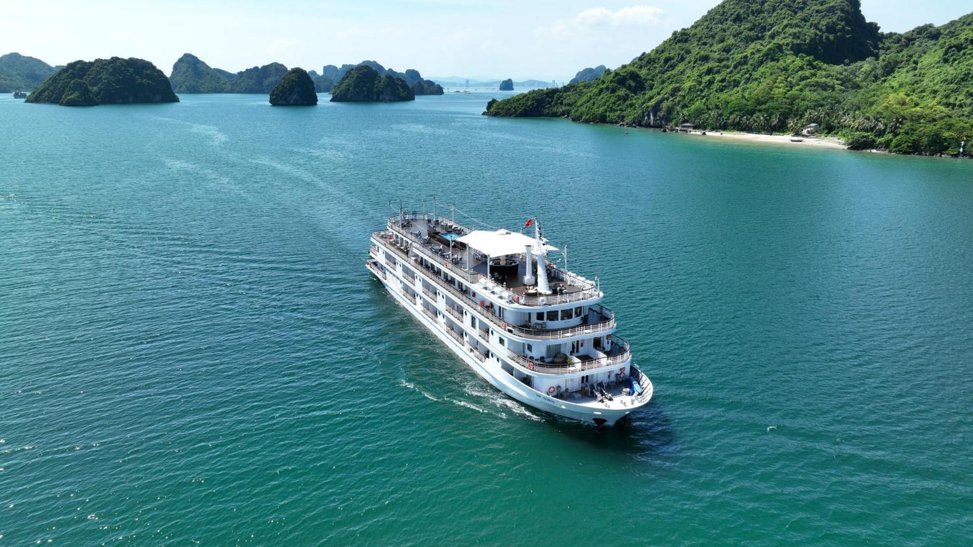 Paradise Grand Cruise - Lan Ha Bay 下龍 外观 照片